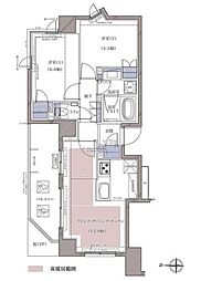 ディームス横濱青木町 2LDKの間取図画像