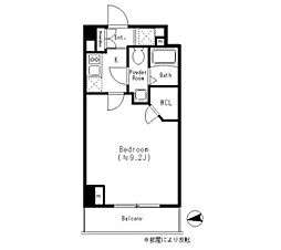 ParkCube四谷三丁目 ワンルームの間取図画像