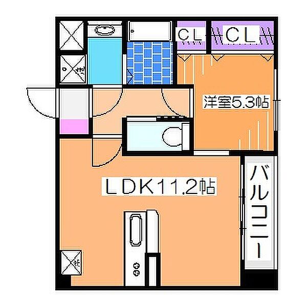 アヴァンスエバー中三国ヶ丘 ｜大阪府堺市堺区中三国ヶ丘町７丁(賃貸アパート1LDK・2階・40.11㎡)の写真 その2