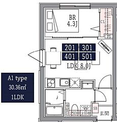 物件の間取り