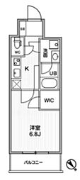 ライムレジデンス町田 1Kの間取図画像