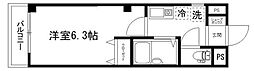アクシーズ5 1Kの間取図画像