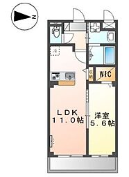 グランドマーニ 1LDKの間取図画像