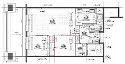 Daiwaリバーゲートレジデンス南ウィング 2LDKの間取図画像