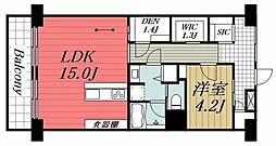 マンション東陽町 1SLDKの間取図画像