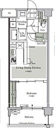 ParkCube西ヶ原STAGE 1LDKの間取図画像
