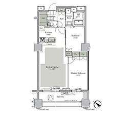 ParkCube西ヶ原STAGE 2LDKの間取図画像