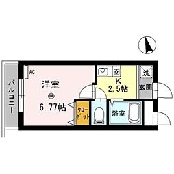 間取図画像 1K
