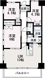ネオシティ 3LDKの間取図画像