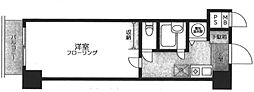 川崎互恵ビルシャンボール川崎砂子 ワンルームの間取図画像
