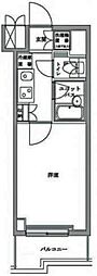 ルーブル都立家政弐番館 1Kの間取図画像