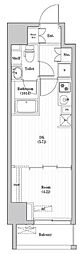 アーバンパーク押上 1DKの間取図画像