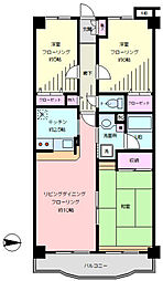 レジデンス向山 3LDKの間取図画像