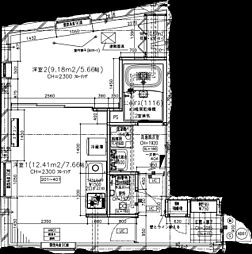 北品川2丁目新築工事PJ 1DKの間取図画像