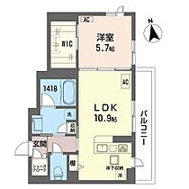 ボー　ペイサージュ 00101 ｜ 東京都台東区橋場２丁目6-11（賃貸マンション1LDK・1階・46.11㎡） その2