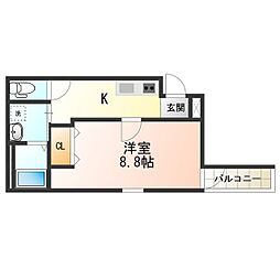 フジパレス中加賀屋II番館 3階/-