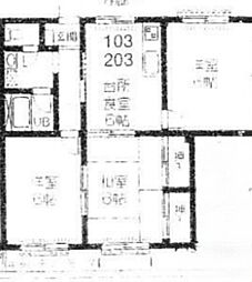 メゾンマルベリー 3DKの間取図画像