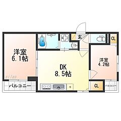 物件の間取り