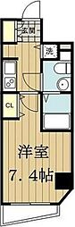 ロイヤルアメニティー西戸山 1Kの間取図画像