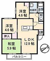 コート豊町 A0201 ｜ 山口県下関市川中豊町１丁目12-7（賃貸アパート3LDK・2階・62.52㎡） その2