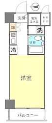 コスモフォーラム三鷹 ワンルームの間取図画像