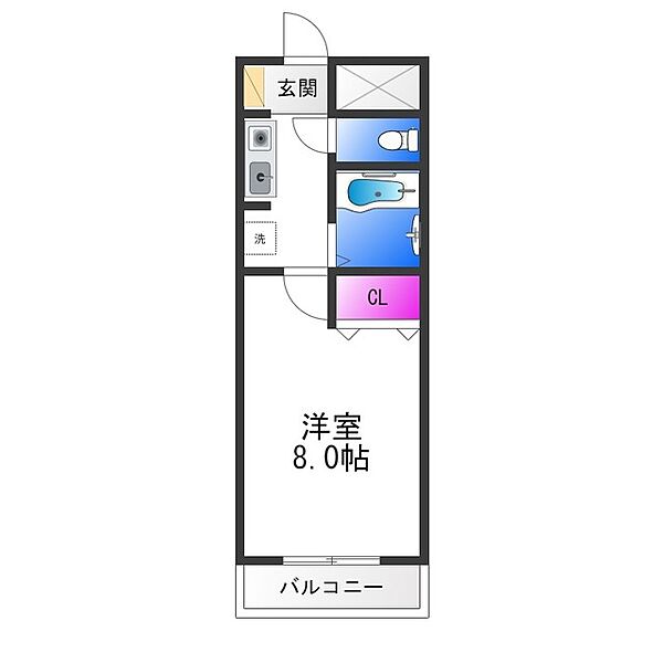 えんだら100歩 ｜大阪府大阪市平野区平野本町２丁目(賃貸マンション1K・3階・20.40㎡)の写真 その2