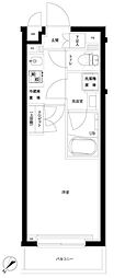 ルーブル横濱矢向弐番館 1Kの間取図画像