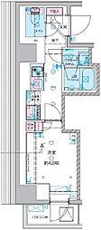 ジェノヴィア桜上水2 1Kの間取図画像