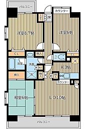 CITYSPIRE西葛西 2SLDKの間取図画像