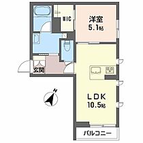 シャーメゾン　サリーレ 201 ｜ 山形県山形市緑町２丁目2-21（賃貸アパート1LDK・2階・41.17㎡） その2