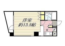 HF八丁堀レジデンス2 7階1Kの間取り