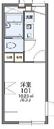レオパレスノクターン 1Kの間取図画像