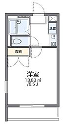 レオパレス長谷2 1Kの間取図画像