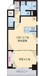 メゾン ウェル 3階1LDKの間取り