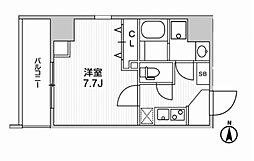 仮)Weave Base -Ueno North上野ノース 1Kの間取図画像