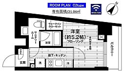 STAGEFIRST北浦和 1Kの間取図画像