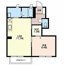 カーティアス　Ｂ 0103 ｜ 新潟県新発田市大栄町４丁目2-13（賃貸アパート1LDK・1階・43.71㎡） その2