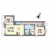 Ｓｈａｍａｉｓｏｎ　ＬＥ　ＣＨＡＴ　ＢＬＡＮＣ A0302 ｜ 福岡県福岡市博多区井相田３丁目3-10（賃貸マンション2LDK・3階・67.87㎡） その2