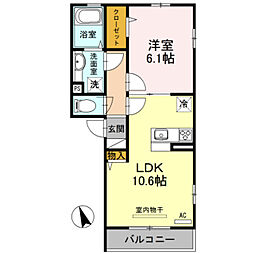 間取図画像 1LDK