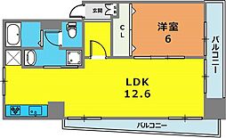 サンシャトー三宮 2階/201
