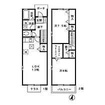 テラスM  ｜ 東京都練馬区平和台２丁目（賃貸テラスハウス2LDK・1階・72.11㎡） その2