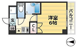JR東海道・山陽本線 神戸駅 徒歩7分の賃貸マンション 4階1Kの間取り