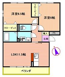 ラークヒルズC 1階
