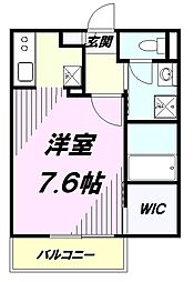ファミールメゾン 1Kの間取図画像