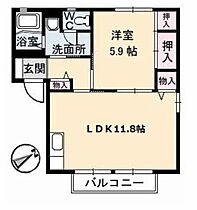 グランディールI　　Ｄ棟 D0110 ｜ 鳥取県米子市旗ヶ崎６丁目4-9（賃貸アパート1LDK・1階・43.42㎡） その2