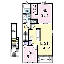 静岡県伊豆の国市田京（賃貸アパート2LDK・2階・58.70㎡） その2