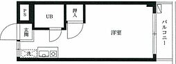 メゾンドサンベール ワンルームの間取図画像