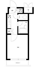 ルーブル東高円寺 1Kの間取図画像