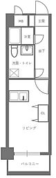 ザ・レジデンス横浜サウス ワンルームの間取図画像