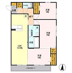 グランデージ・SC 3LDKの間取図画像